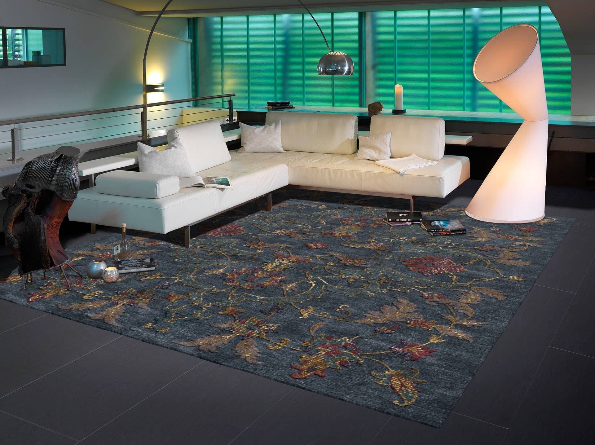  Makalu Nepal Teppich Antique VT332 Handgetuftet im Wunschmaß – Bild 2